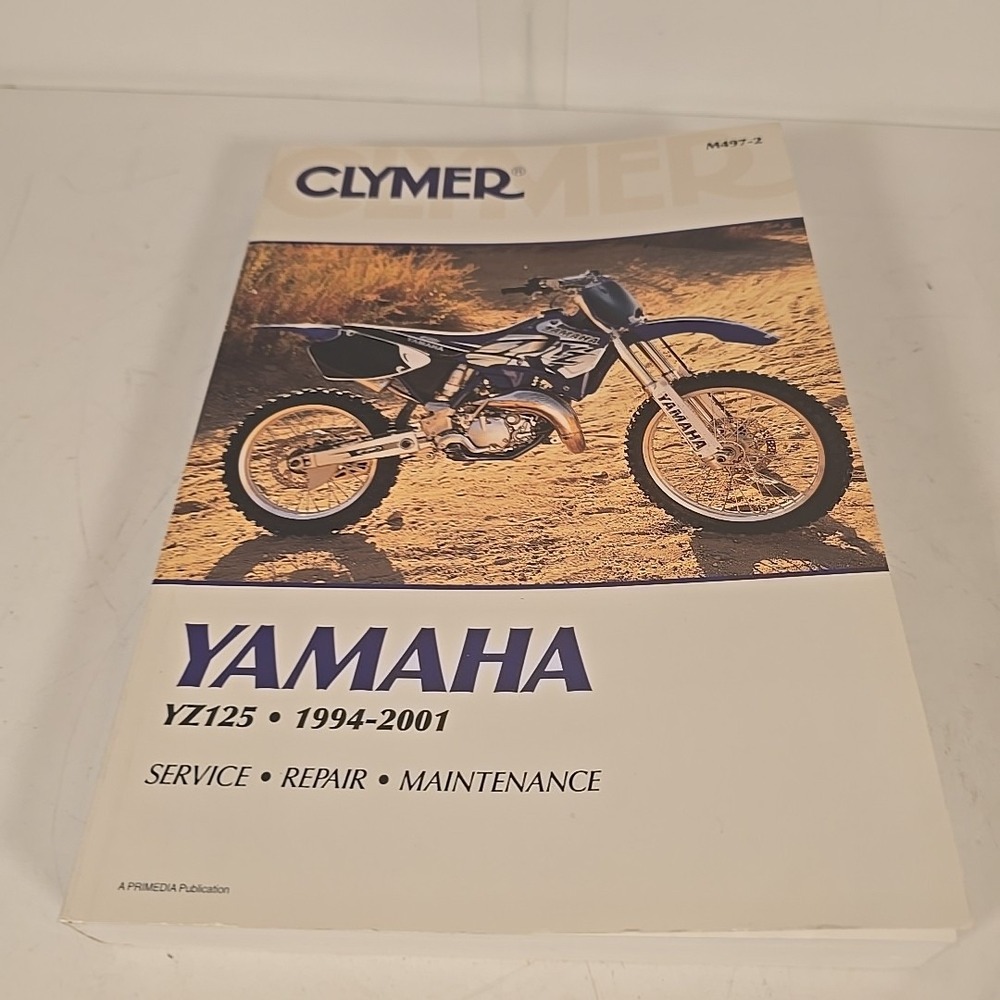 CLYMER Physical Book for Yamaha YZ125 1994-2001 | M497-2